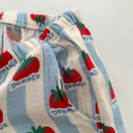 Tomato Blue Stripe Pajama Set