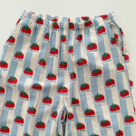Tomato Blue Stripe Pajama Set