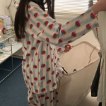 Tomato Blue Stripe Pajama Set