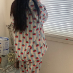 Tomato Blue Stripe Pajama Set