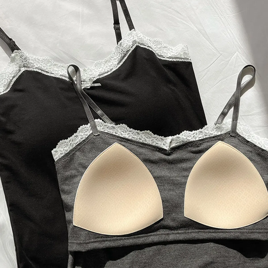 TENCEL Ribbon Lace Sleeveless Pajama