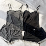 TENCEL Ribbon Lace Sleeveless Pajama