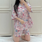 MILK KITTY Short Sleeve Pyjama Set