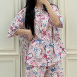 MILK KITTY Short Sleeve Pyjama Set