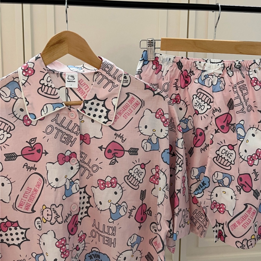 MILK KITTY Short Sleeve Pyjama Set