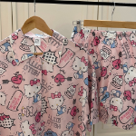 MILK KITTY Short Sleeve Pyjama Set