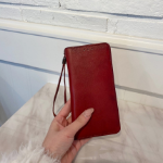 Универсальный кожаный чехол-клатч для телефона — кошелёк и органайзер в одном формате