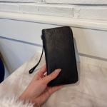 Универсальный кожаный чехол-клатч для телефона — кошелёк и органайзер в одном формате