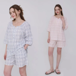 Cotton Summer Check Pajama Set