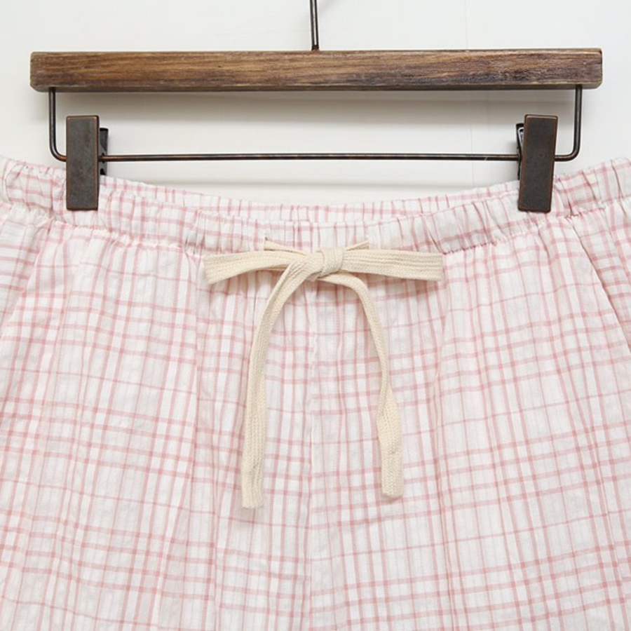 Cotton Summer Check Pajama Set