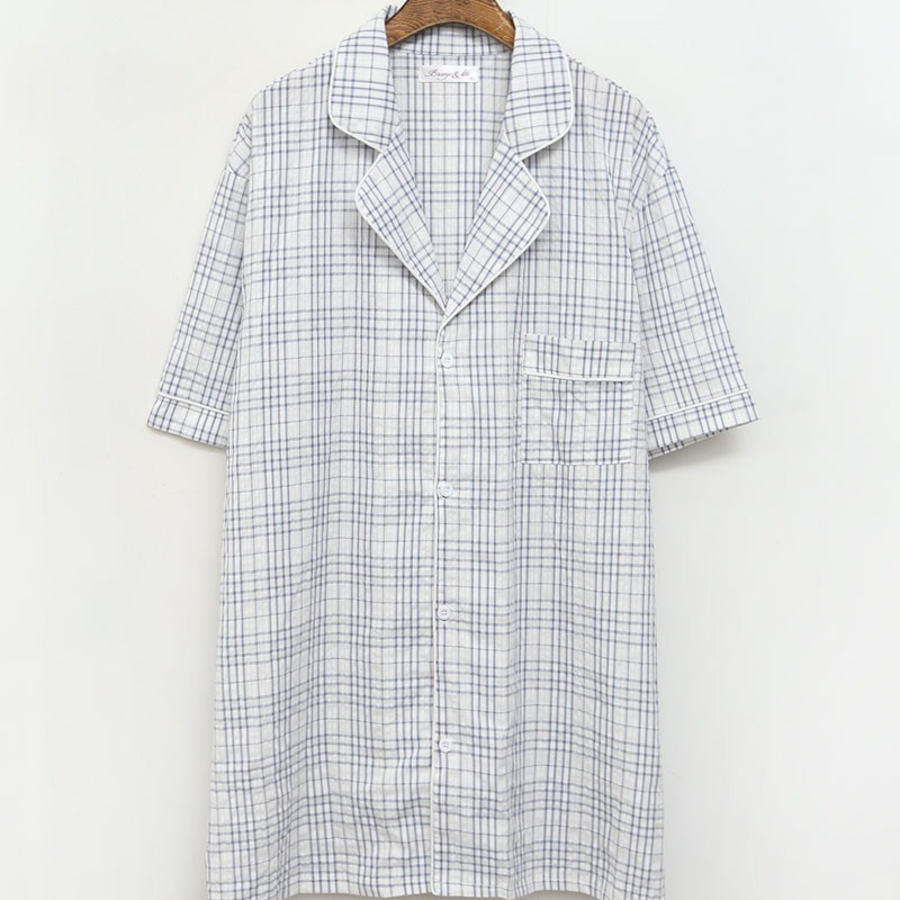 Cotton Summer Check Pajama Set