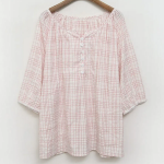 Cotton Summer Check Pajama Set
