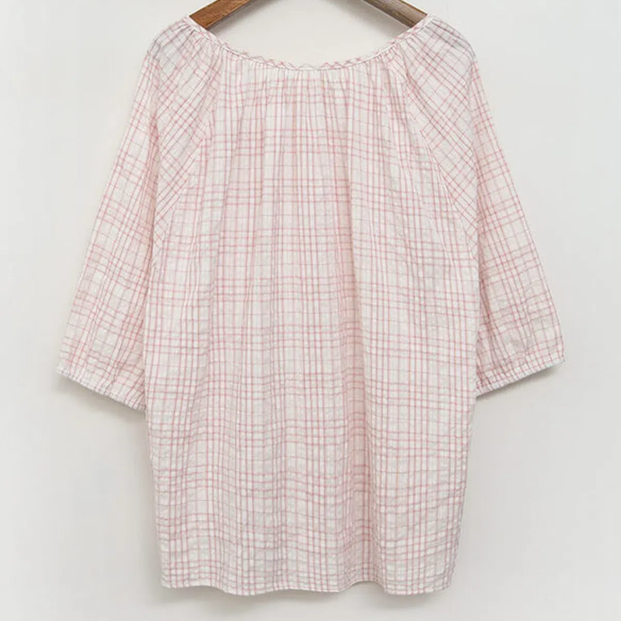 Cotton Summer Check Pajama Set