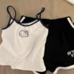 Hello Kitty Colorblock Tank Lounge Set