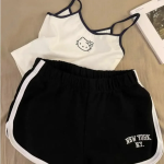 Hello Kitty Colorblock Tank Lounge Set