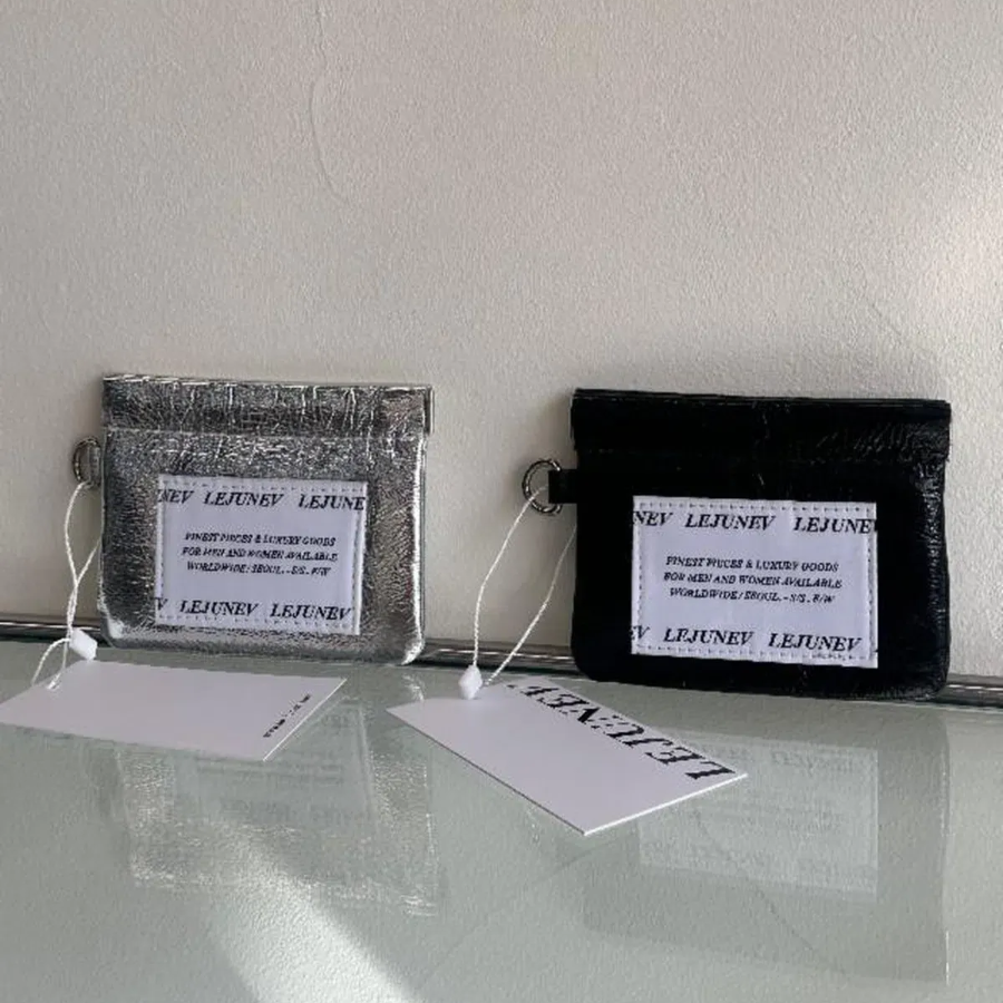 Reju Crop Real Leather Card Case — трендовый акцент и продуманная организация