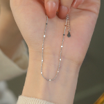 Серебряный браслет Delia с лёгким мерцанием