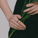 Серебряный браслет с гибкой тонкой цепочкой