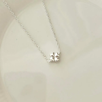 Серебряный браслет с четырёхлистным клевером