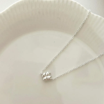 Серебряный браслет с четырёхлистным клевером