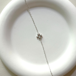 Серебряный браслет с четырёхлистным клевером