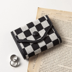 Checkerboard Button Mini Wallet — компактный кошелёк с характером