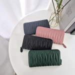 Cow Accordion Quilted Long Wallet — элегантность и вместительность в одном аксессуаре