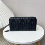 Cow Accordion Quilted Long Wallet — элегантность и вместительность в одном аксессуаре