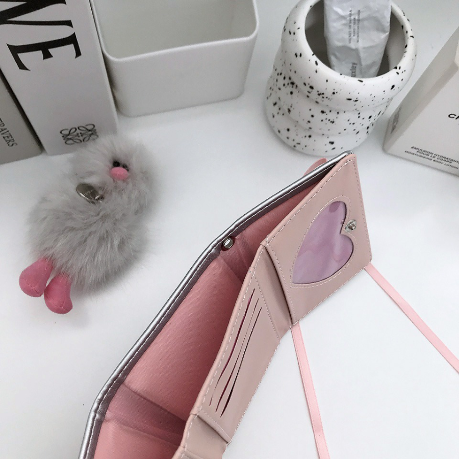 Lovely Balletcore Ribbon Wallet Pouch with Silver Eyelets — нежность и изящность в каждом аксессуаре