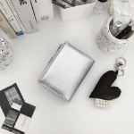 Unique Silver 5-Ring Diary Card Wallet with Pin Pin — стиль и функциональность в одном аксессуаре