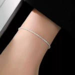 Серебряный браслет 925 пробы с мерцающим эффектом