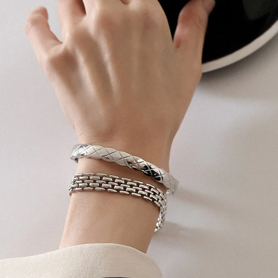 Браслет с цепочкой в стиле высококачественных часов