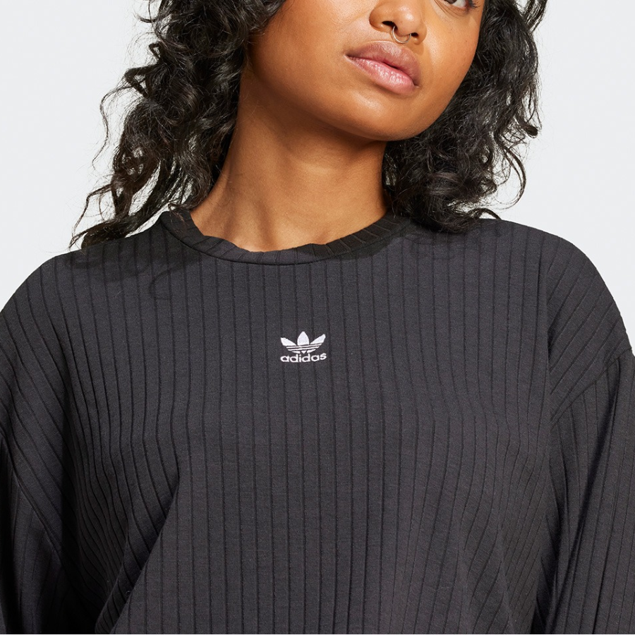Adidas Essentials Wide Rib Long Sleeve Tee