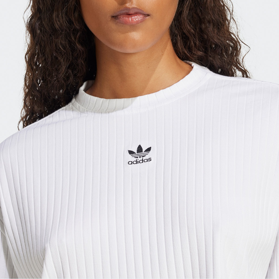 Adidas Essentials Wide Rib Long Sleeve Tee