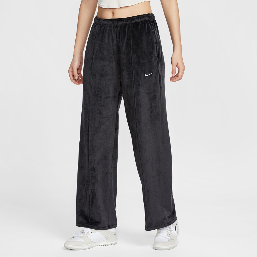 Nike Sportswear Women’s Chill Velour Mid-Rise Open Hem Sweatpants