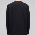 Cooltandard Crew Neck Long Sleeve T-shirt [Black]