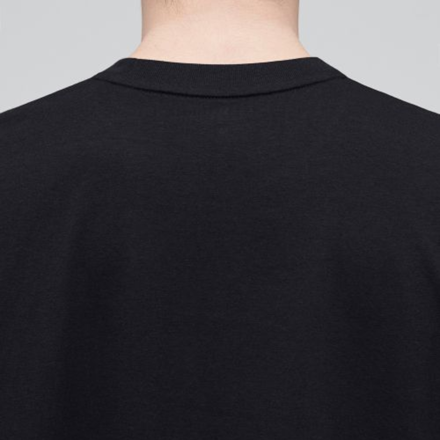 Cooltandard Crew Neck Long Sleeve T-shirt [Black]