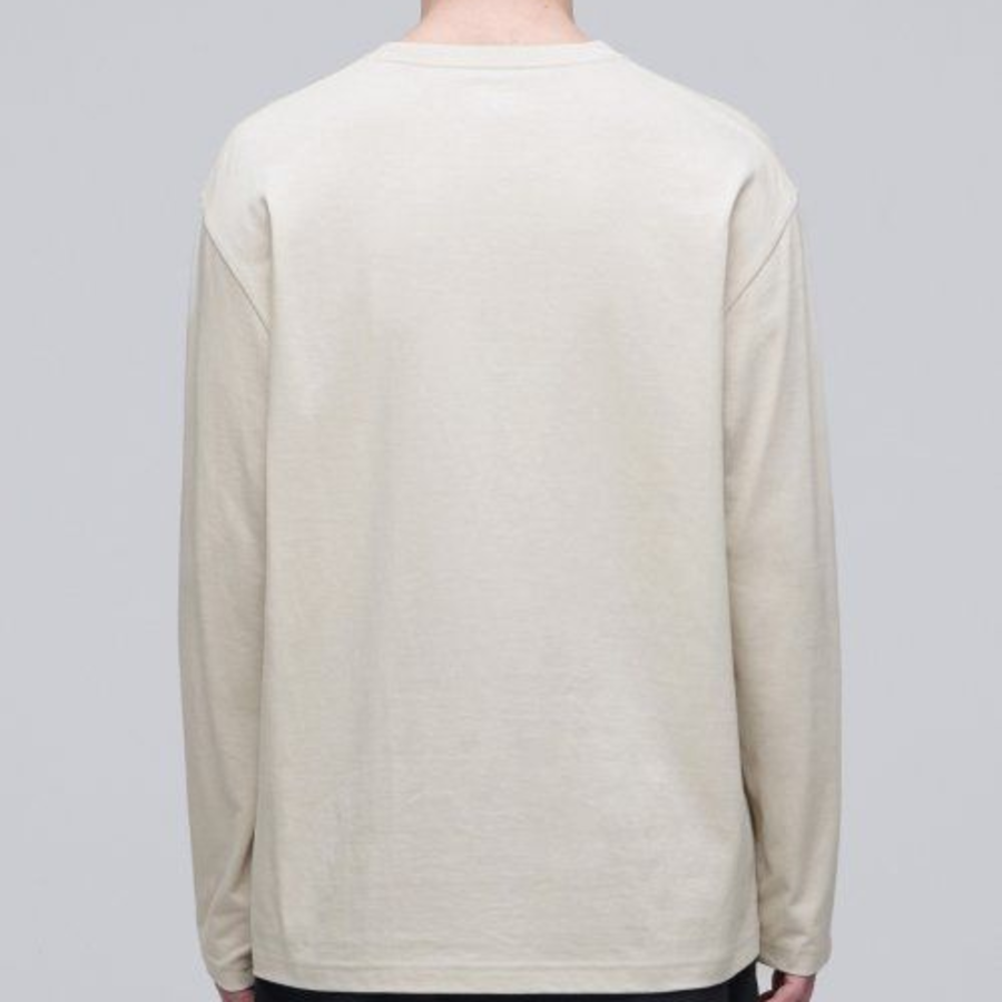 Cooltandard Crew Neck Long Sleeve T-shirt [Ecru]