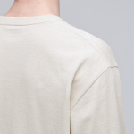 Cooltandard Crew Neck Long Sleeve T-shirt [Ecru]