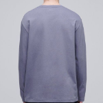 Cooltandard Crew Neck Long Sleeve T-shirt [Purple Gray]