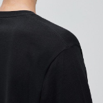 Cooltandard Crew Neck Long Sleeve T-shirt [Black]