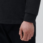 Cooltandard Crew Neck Long Sleeve T-shirt [Black]