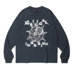 CRITICAL INVASION Long Sleeve T-shirt [Charcoal Gray]