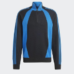 Adidas Quarter Zip Jumper [Black:Blue] – IR7127