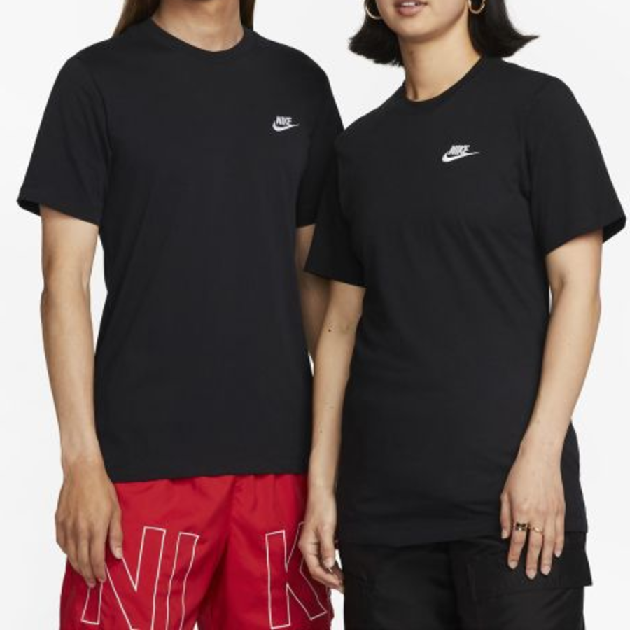 Nike Sportswear Club T-shirt M [Black:White] – AR4999-013