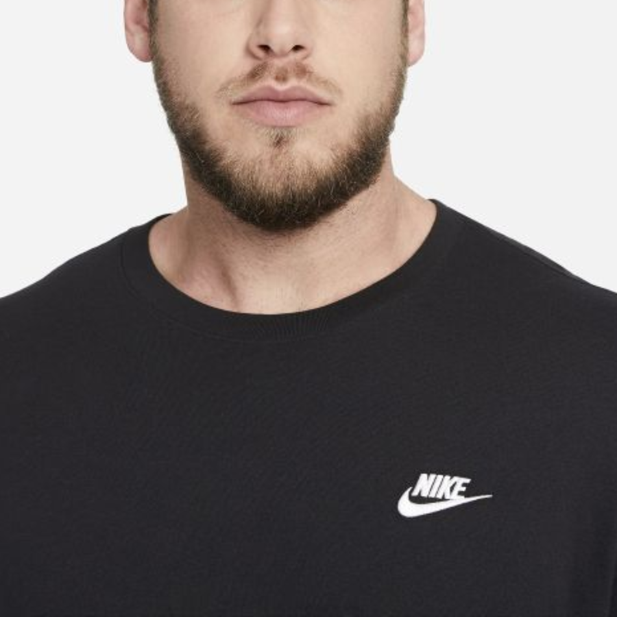 Nike Sportswear Club T-shirt M [Black:White] – AR4999-013