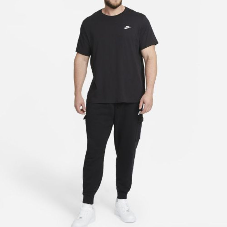 Nike Sportswear Club T-shirt M [Black:White] – AR4999-013