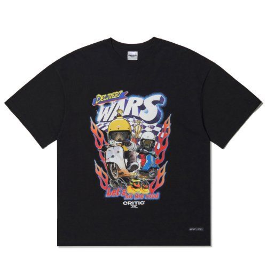 CRITIC Delivery Wars T-shirt [Black]