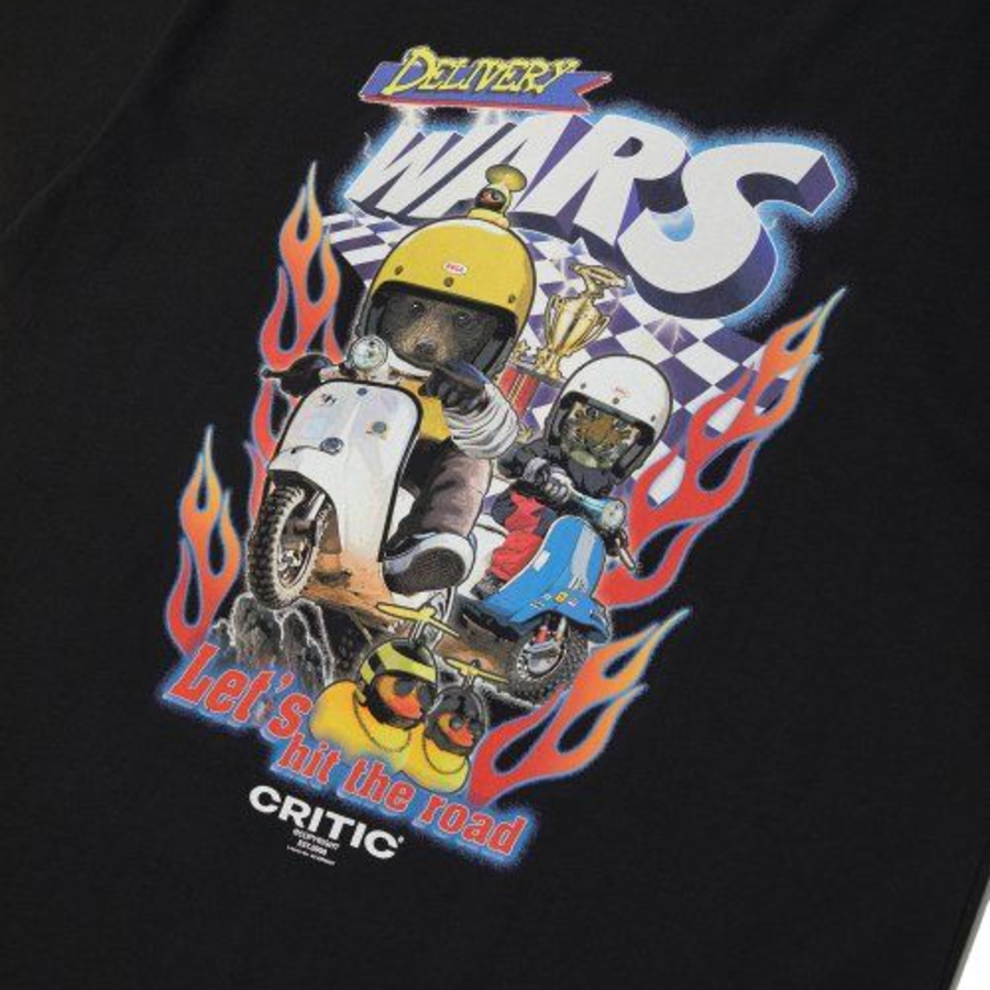 CRITIC Delivery Wars T-shirt [Black]