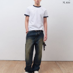 Musinsa Standard Classic Ringer T-shirt [White]